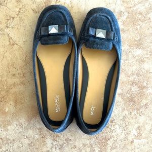 Micheal Kors only worn once loafers grey with buckle